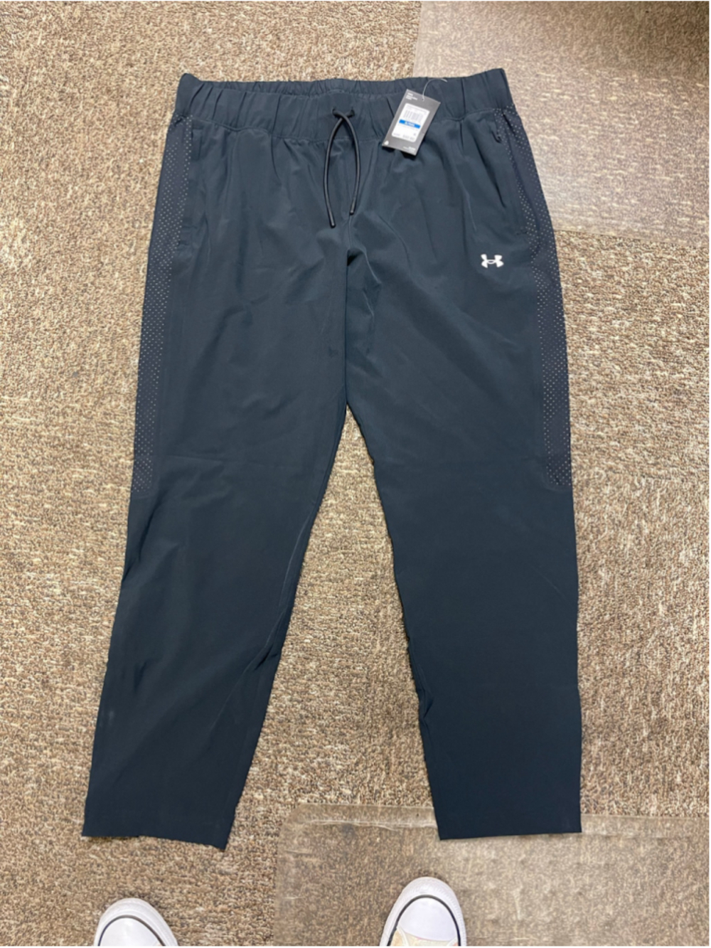 Women's Under Armour Squad 3.0 Warmup Pants Black XL - Picture 3 of 4